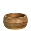 Holzschüssel rund, Schüssel aus Mangoholz, 20x9cm, Mars & More
