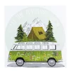 Home Fashion Papierservietten Camping, mit Bus und Zelt ins Gebirge, 33x33cm
