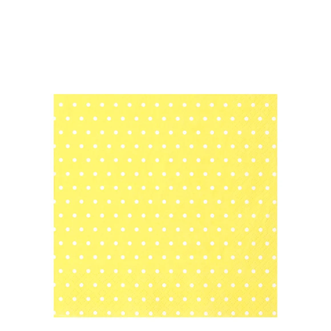 Home Fashion Papierservietten Dots, Punkte gelb, 25x25cm