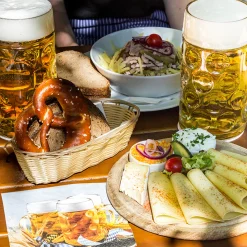 Home Fashion Papierservietten Bierkrug, 3 Bierkrüge, 33x33cm