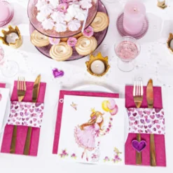 Home Fashion Papierservietten Prinzessin, 33x33cm
