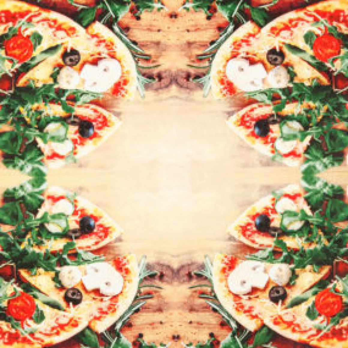 Home Fashion Papierservietten Pizza, 33x33cm