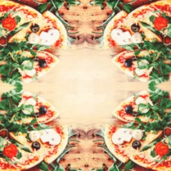 Home Fashion Papierservietten Pizza, 33x33cm
