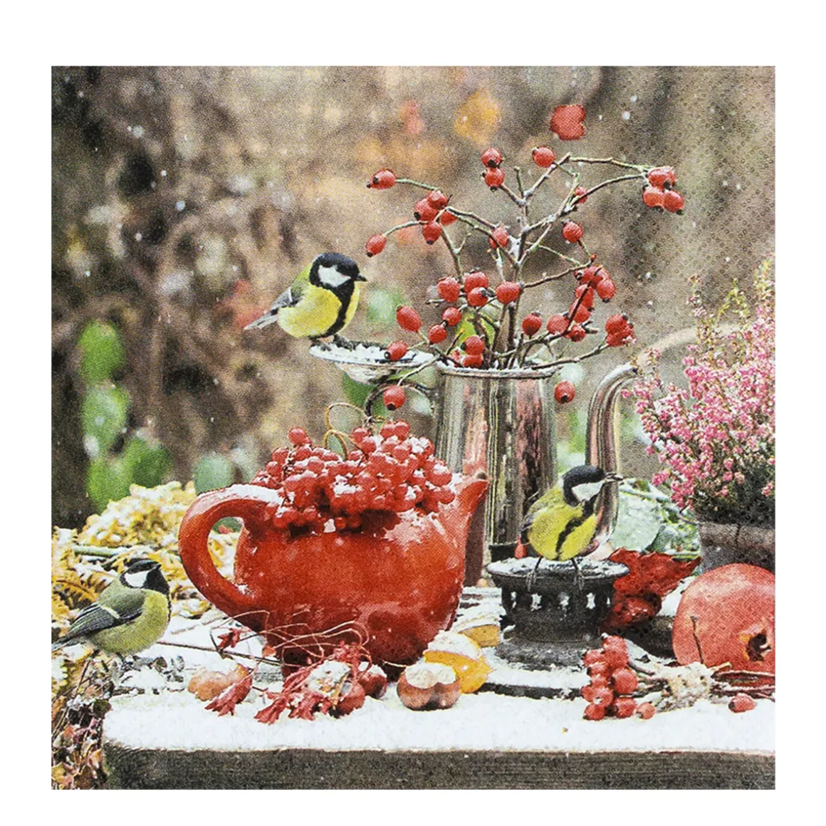 Home Fashion Papierservietten Winter Ambiance, 33x33cm