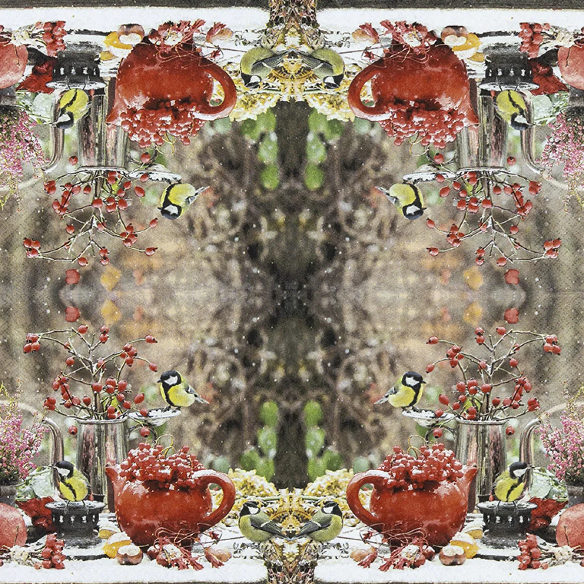 Home Fashion Papierservietten Winter Ambiance, 33x33cm