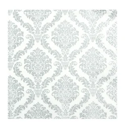 Home Fashion Papierservietten Elegantes Silber, 33x33cm