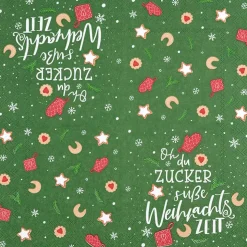 Home Fashion Papierservietten Zuckersüße Zeit, 25x25cm