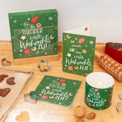 Home Fashion Papierservietten Zuckersüße Zeit, 25x25cm