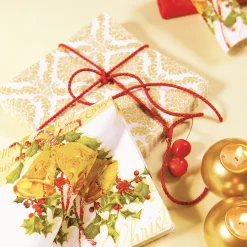 Home Fashion Papierservietten Elegantes Gold, 33x33cm