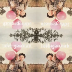 Home Fashion Papierservietten Lieblingsmensch, 33x33cm