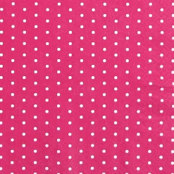 Home Fashion Papierservietten Dots, Punkte berry pink-weiß, 25x25cm