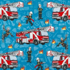 Home Fashion Papierservietten Kinder Feuerwehr, 33x33cm