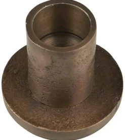 Kerzenhalter Tiza mit Sockel, schlichter rustikaler Kerzenhalter für 3,8cm Stabkerzen, Ib Laursen