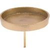 Kerzenhalter/Adventsstecker gold 10x10cm Aluminium