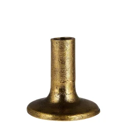 Kerzenhalter Midelt gold, schlanker rustikaler Kerzenständer gold, 10cm, Ib Laursen