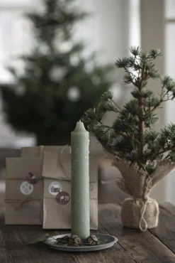 Kerzenhalter Simplycity, Zink Kerzenhalter, Teelichthalter grau used look, Ø15cm, Ib Laursen