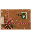 Kokos Fussmatte Julebrev, Matte Weihnachtspost, 60cm, Boltze Home Collections