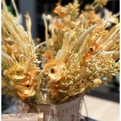 Kunstblumen, Wiesenblumen gelb, 62cm