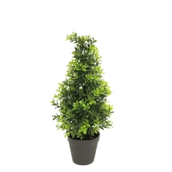 Kunstpflanze Buchs, Buchsbaum getopft grün, 45cm, Nova Nature