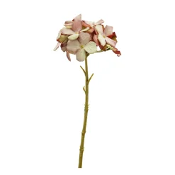 Kunstpflanze Hortensie, filigrane rosa Hortensie wie echt, 30cm