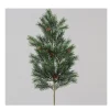 Kunstpflanze Tannenzweig, Tannenzweig mit Zapfen, 65cm, DPI