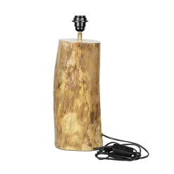 Lampenfuß Baumstamm Natur, Holz Lampenfuß Eucalyptus, 35cm, Mars & More