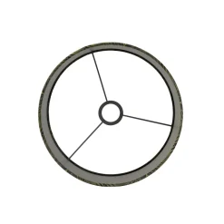 Lampenschirm Amazone grün, Lampenschirm mit grünen Blättern, Zylinder, 30x30x21cm, Light & Living