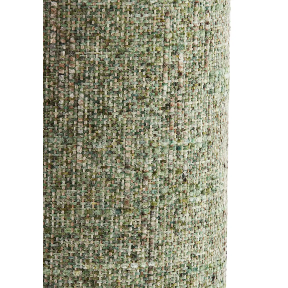 Lampenschirm Osire grün, Lampenschirm Bouclé, Zylinder 30x30x32cm, Light & Living