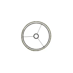 Lampenschirm Osire grün, Lampenschirm Bouclé, Zylinder 30x30x32cm, Light & Living