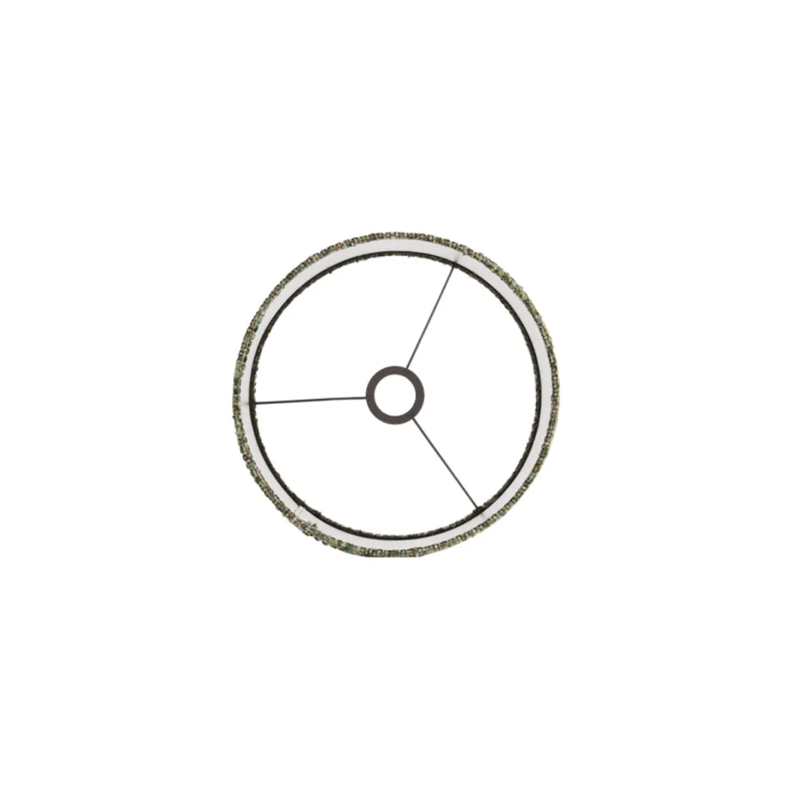 Lampenschirm Osire grün, Lampenschirm Bouclé, Zylinder 30x30x32cm, Light & Living