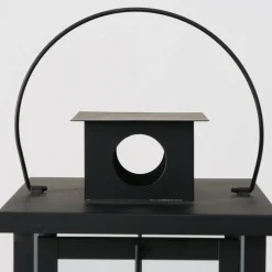 Laterne Arizona, Metallaterne mit Metalldach, 28x64cm, Boltze Home Collections