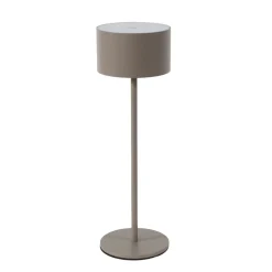 LED Tischlampe Touch taupe, Tischleuchte runde Form, cm