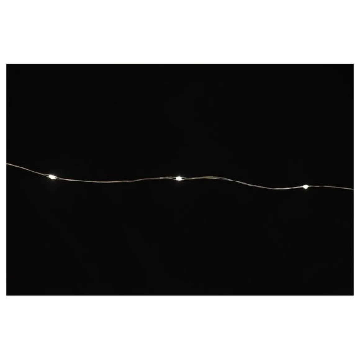 Lichterkette Lumiere, klassisch warm, 10 LED, Batteriebetrieb, Timerfunktion, 90+30cm