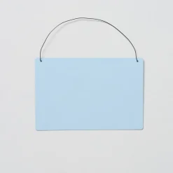 Metallschild mit Spruch: Hotel Mamma, Schild Capri blau, Hänger, Boltze Home Collections