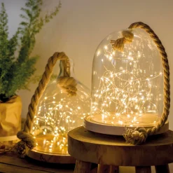 Micro LED Lichterkette, Strangbeleuchtung warmes weiß, 40 LED, 195cm, Lumineo