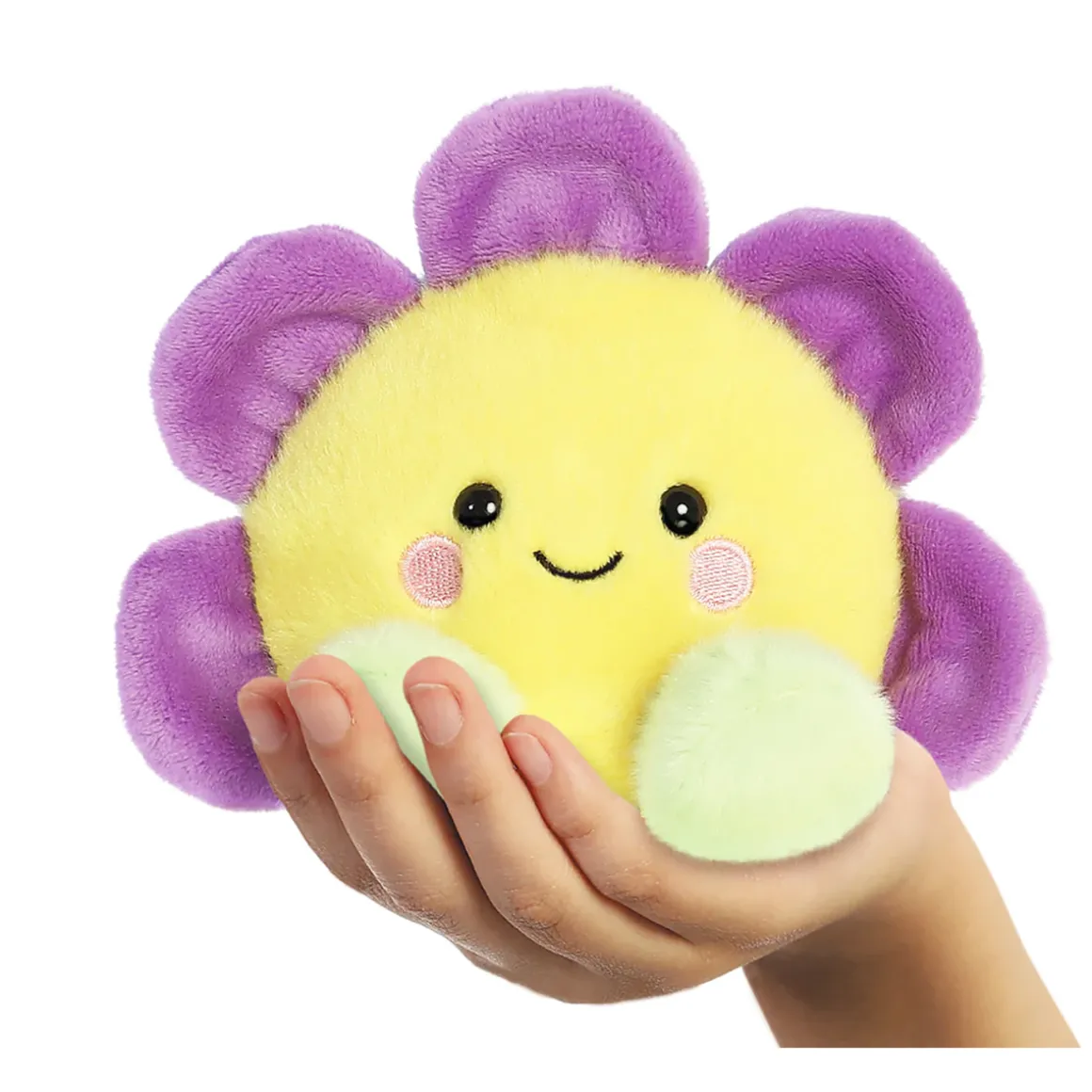 Plüsch Blume Fallon, gelb-pink, Palm Pals, 13cm, Aurora World