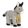 Plüsch Esel, grau, Eco Nation, 28cm, Aurora World