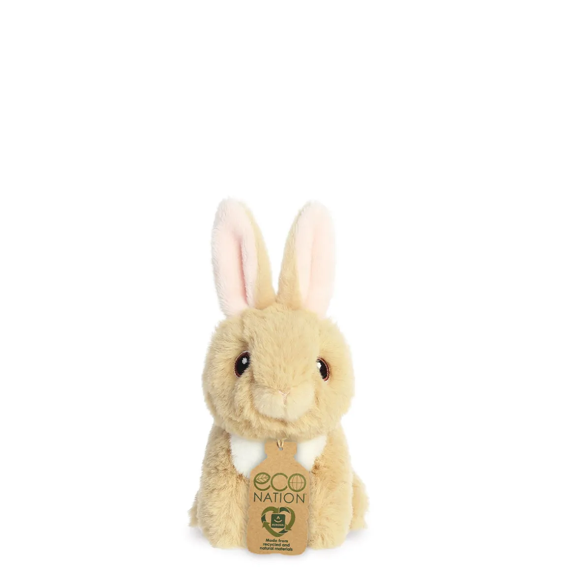 Plüsch Hase, Mini Häschen, Eco Nation, 13cm, Aurora World