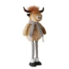 Plüsch Hochlandrind Buffy braun mit Teleskopbeine, ausziehbar bis 67cm, Boltze Home Collection