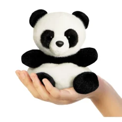 Plüsch Panda Bamboo, schwarz-weiß, Palm Pals, 13cm, Aurora World