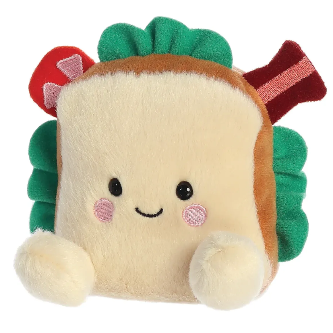 Plüsch Sandwich Tomas, beige-grün, Palm Pals, 13cm, Aurora World