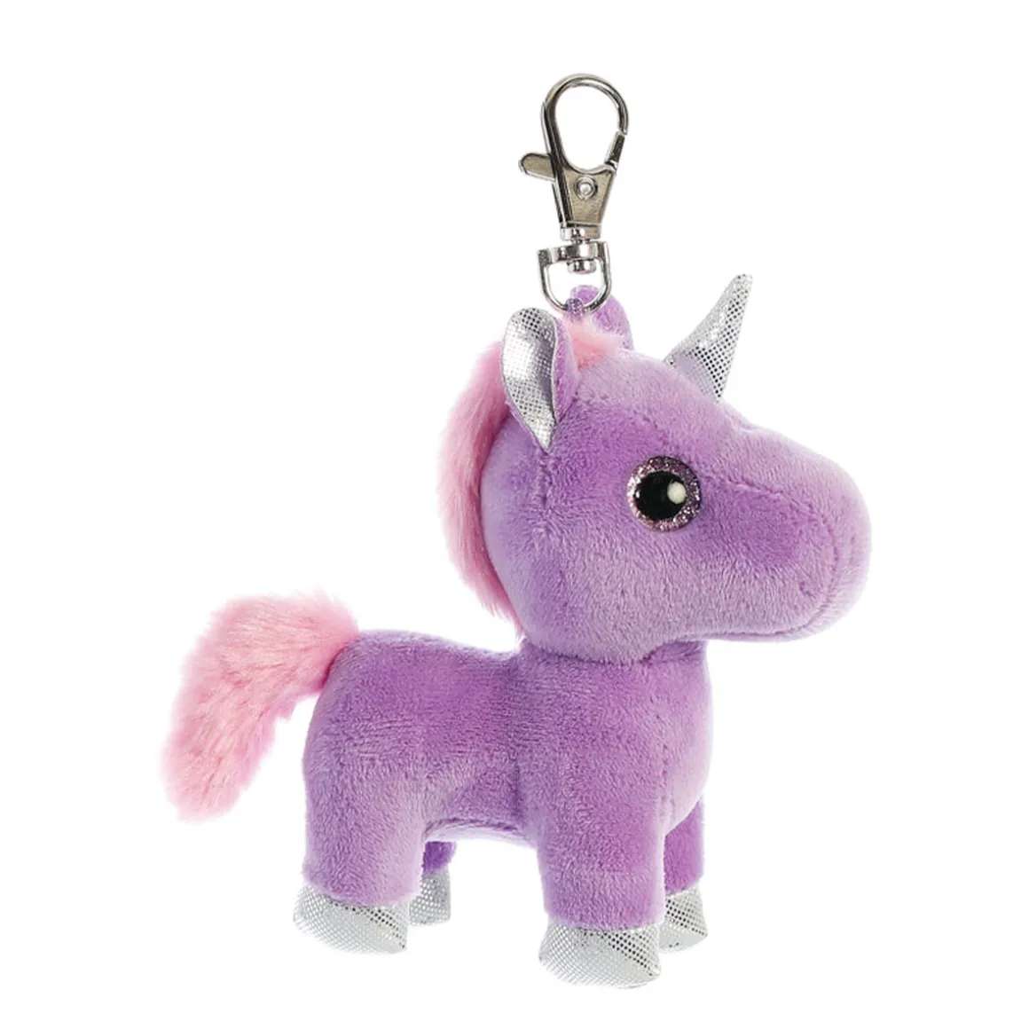 Plüsch Schlüsselanhänger Einhorn Bonbon, Sparkle Tales, 13cm, Aurora World
