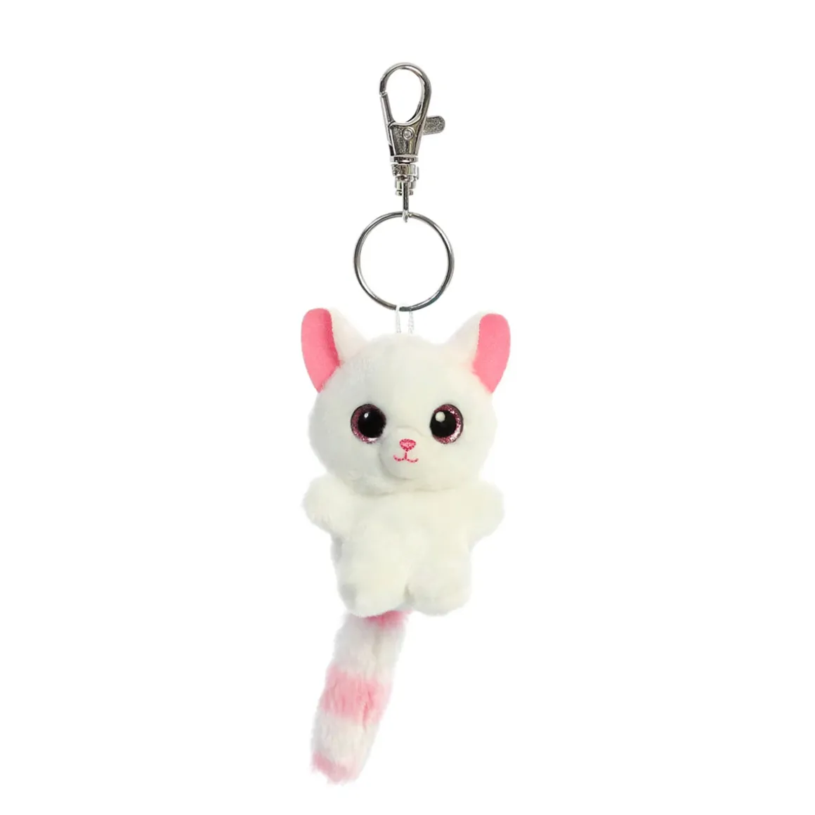 Plüsch Schlüsselanhänger Wüstenfuchs Pamee , YooHoo, weiß, 9cm, Aurora World