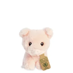 Plüsch Schwein, Mini Schweinchen, Eco Nation, 13cm, Aurora World