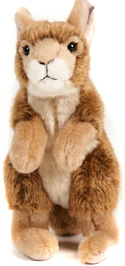 Plüschtier Känguru, Kängurubaby, beige, 20cm, Uni Toys