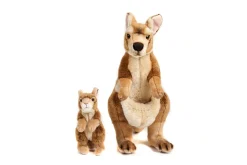 Plüschtier Känguru, Kängurubaby, beige, 20cm, Uni Toys