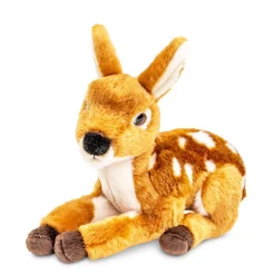 Plüschtier Reh, Rehkitz Bambi mit Punkte, braun-weiß, 22cm, Uni Toys