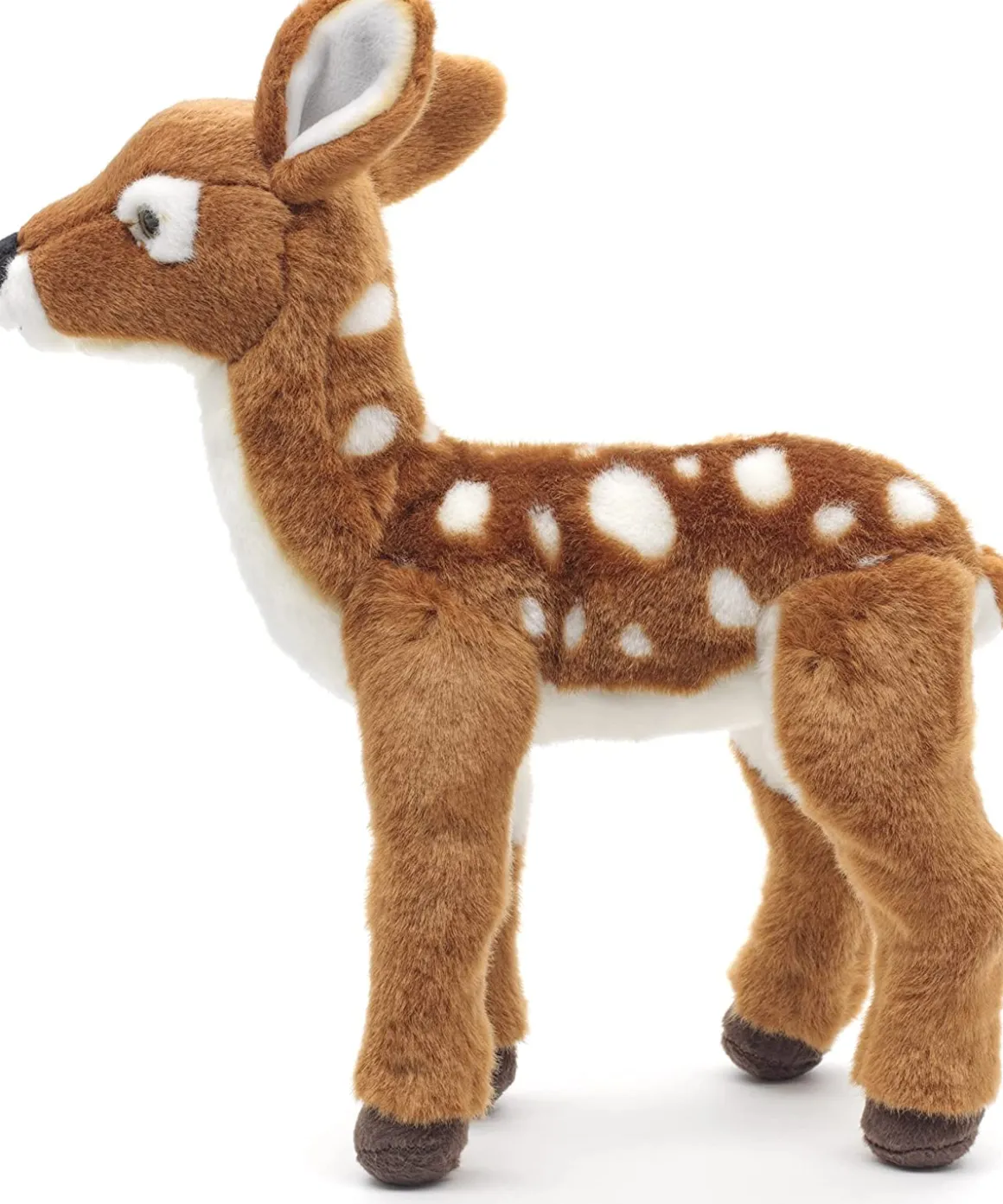 Plüschtier Reh, Rehkitz stehend, braun-weiß, 29cm, Uni Toys
