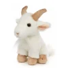 Plüschtier Ziege, Bergziege, weiß, 18cm, Uni Toys