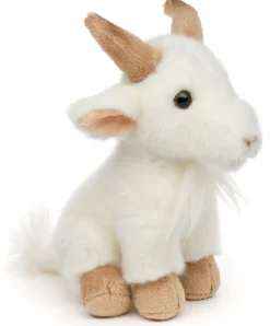 Plüschtier Ziege, Bergziege, weiß, 18cm, Uni Toys
